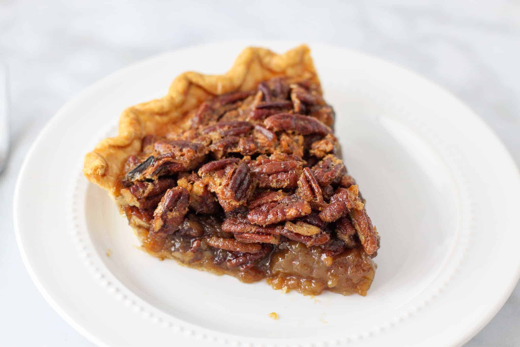 Classic Southern Pecan Pie - Dishes With Dad