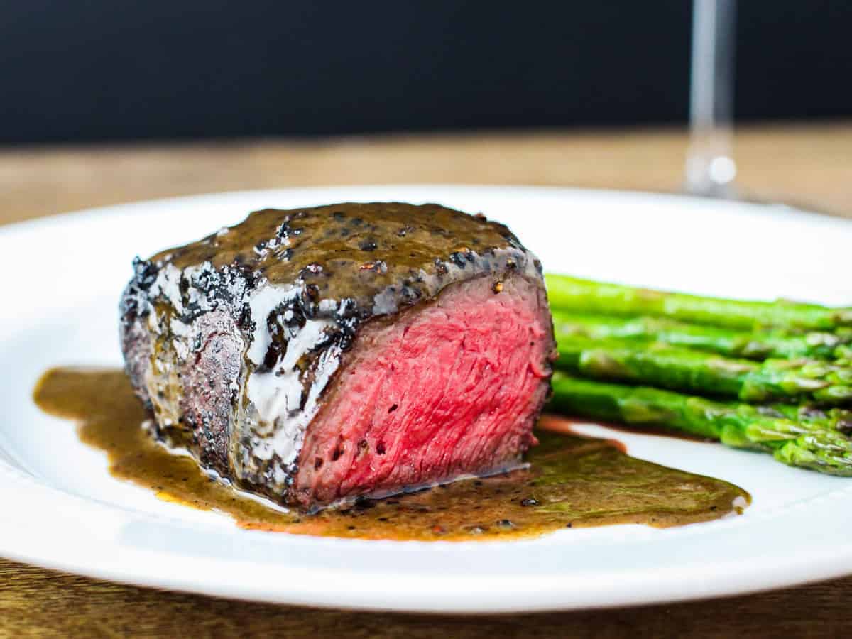 Steak Au Poivre - Dishes With Dad