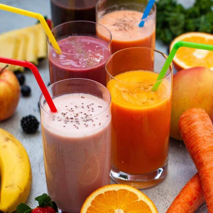 Six Healthy Smoothie Recipes - Dishes With Dad