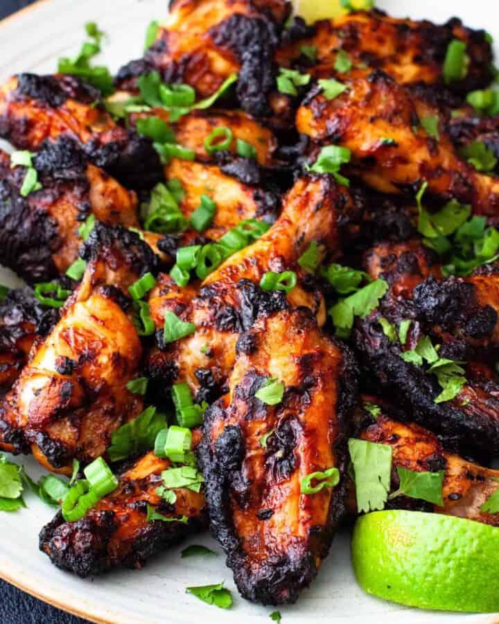 Grilled Chili Lime Chicken Wings 