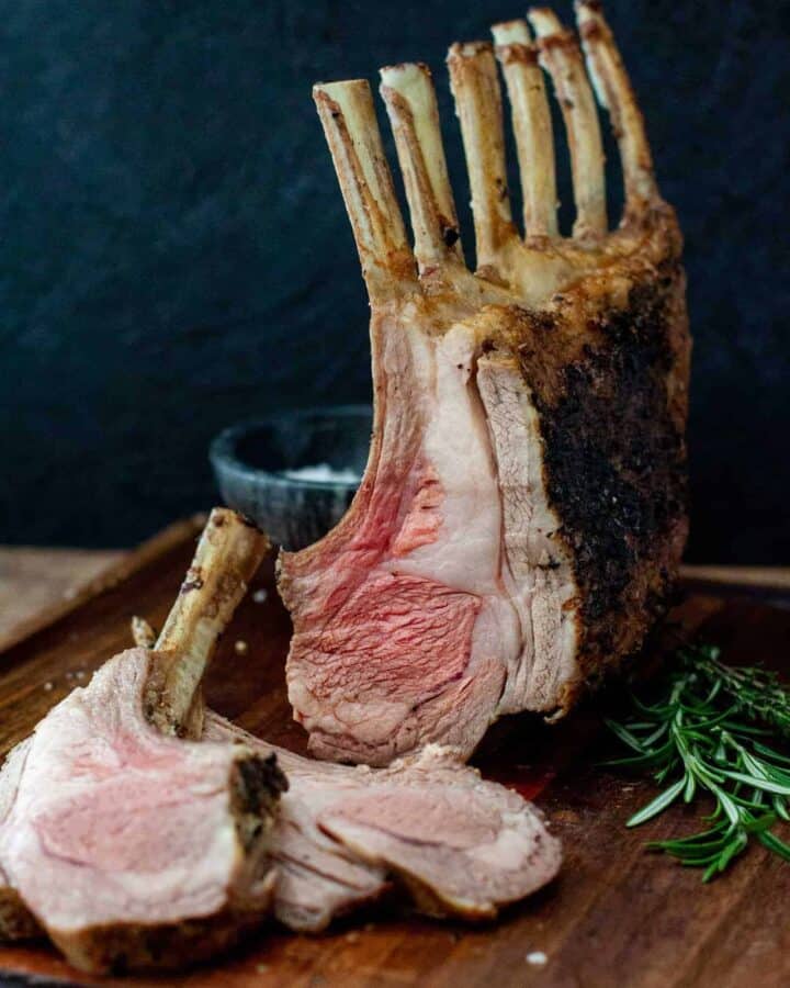 Garlic and Herb Crusted Rack of Lamb