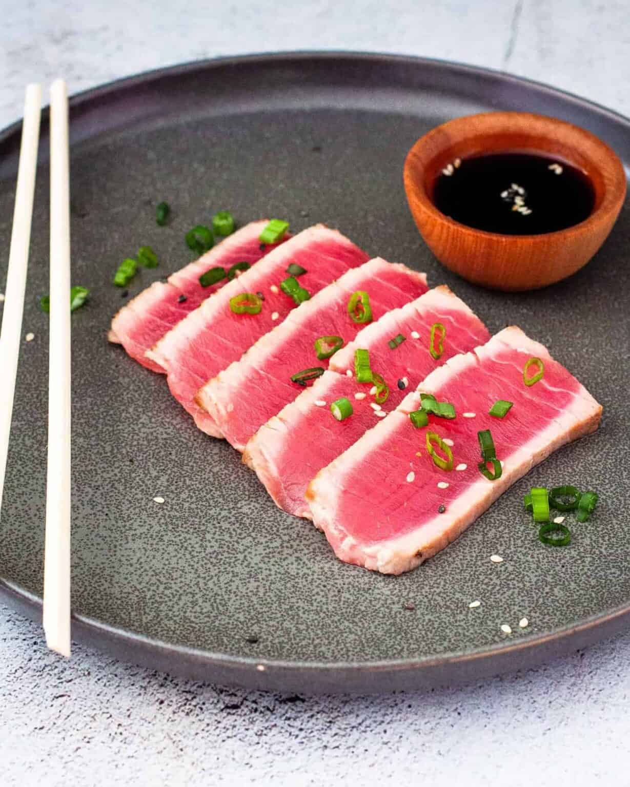 Seared Tuna Steaks Dishes With Dad 