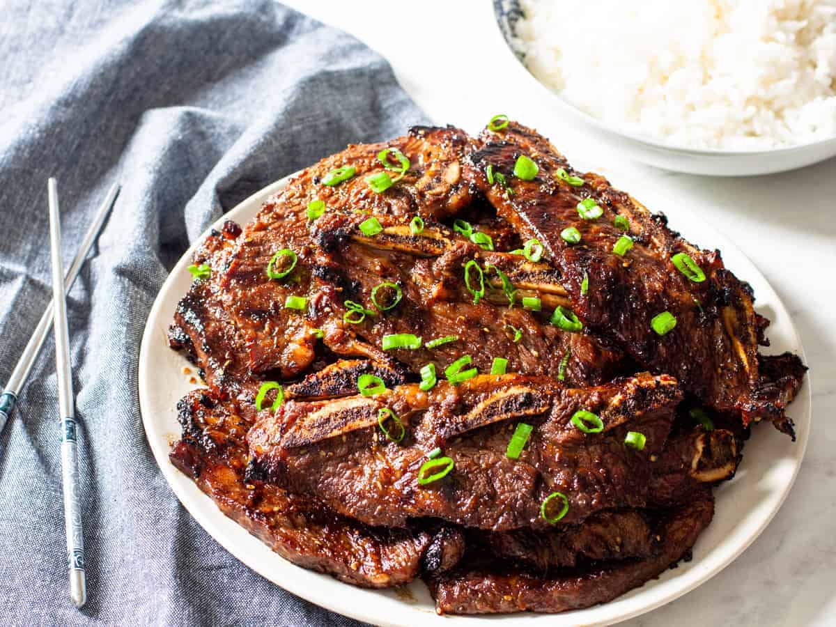 Grilled Asian Short Ribs - Dishes With Dad