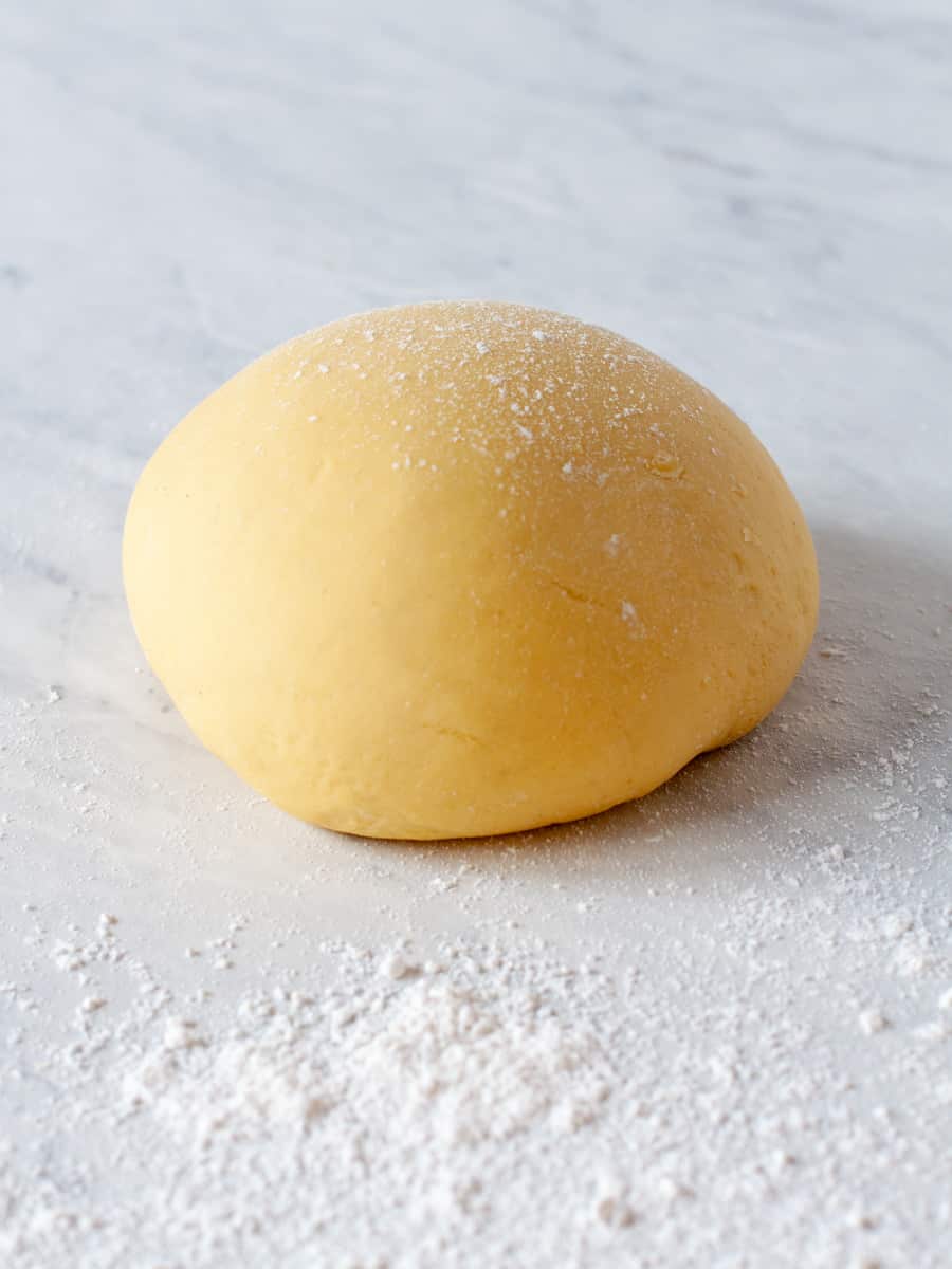 Ball of pasta dough