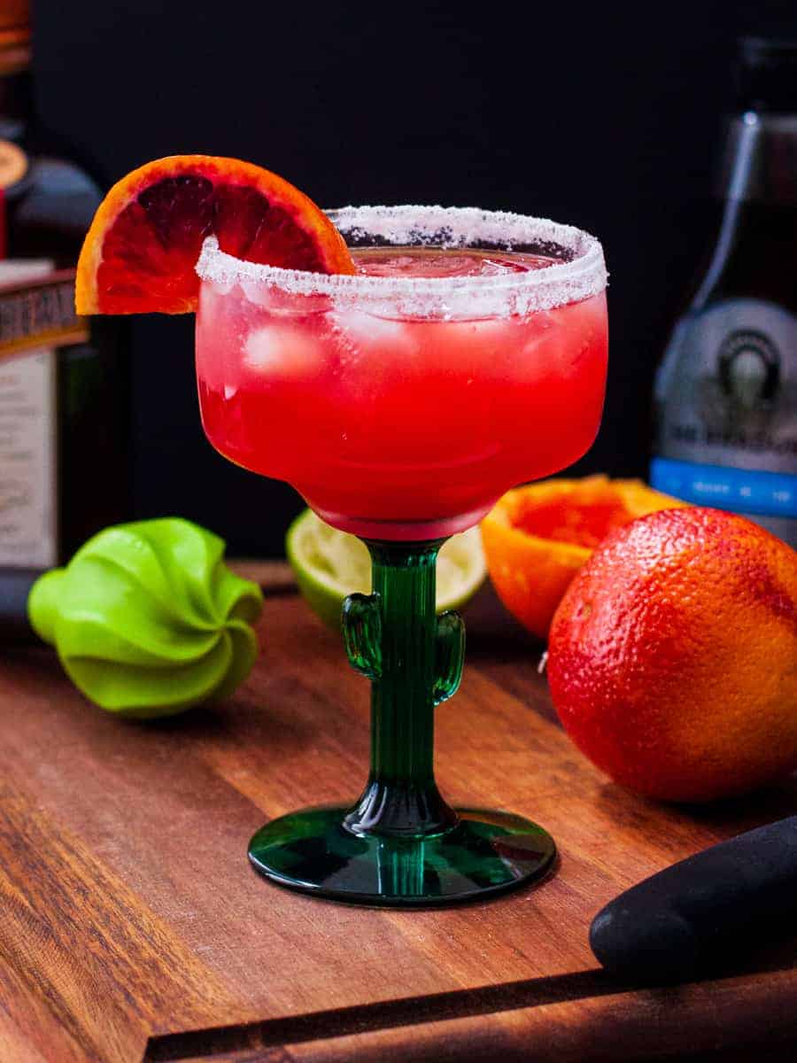 Blood Orange Margarita with Aperol