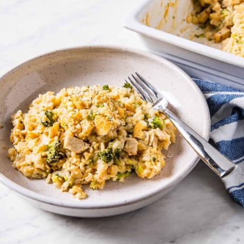 Cheesy Chicken and Rice Casserole (Without Soup!) Dishes With Dad