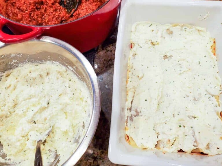 Lasagna with Homemade Noodles Dishes With Dad