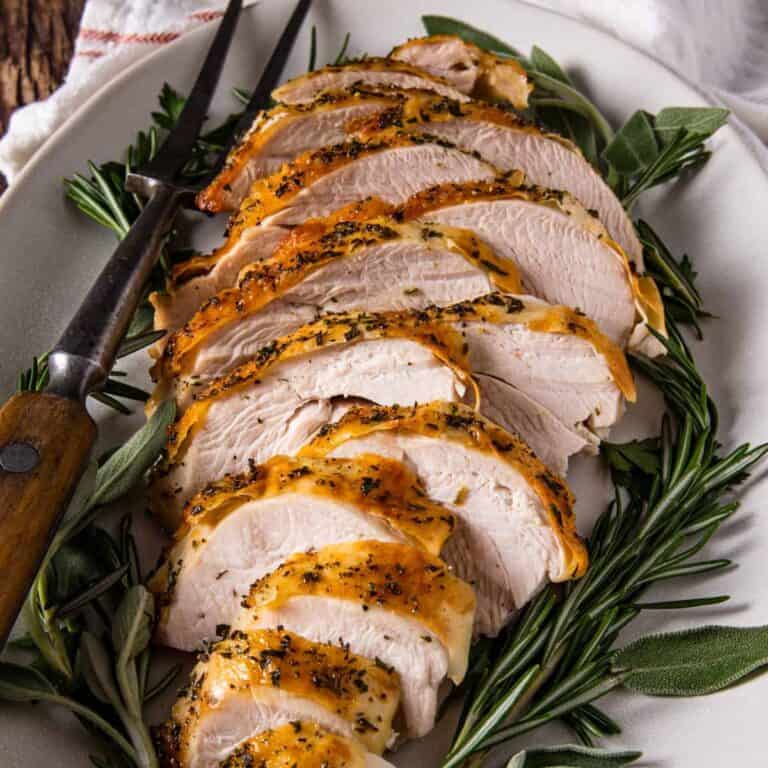 Sheet Pan Roasted Turkey Breast with Stuffing Dishes With Dad