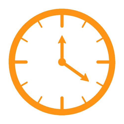 Image of a clock for time saving tip