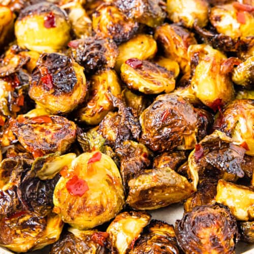 Sweet Chili Brussels Sprouts Dishes With Dad