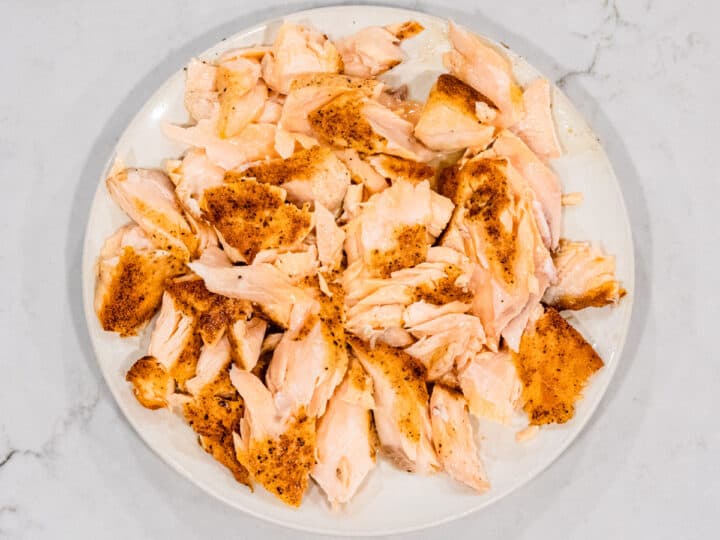 Salmon Pasta with Lemon Cream Sauce - Dishes With Dad