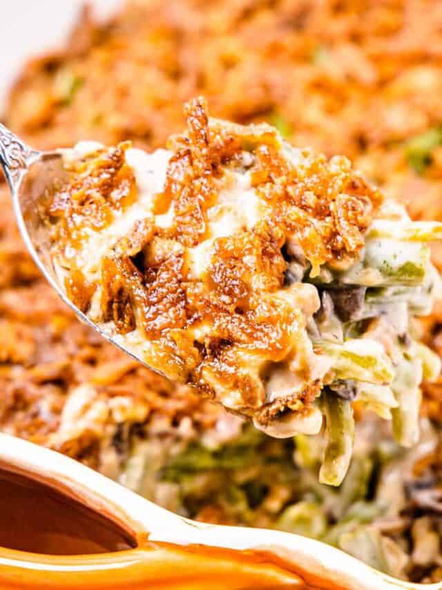 Green Bean Casserole without Soup Dishes With Dad