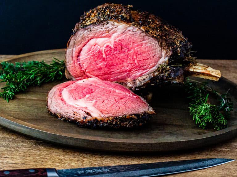 Garlic and Herb Crusted Standing Rib Roast Dishes With Dad