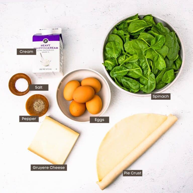 Quiche Florentine Dishes With Dad