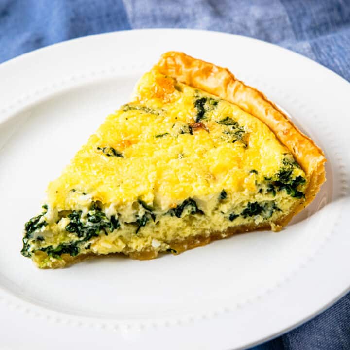 Quiche Florentine - Dishes With Dad