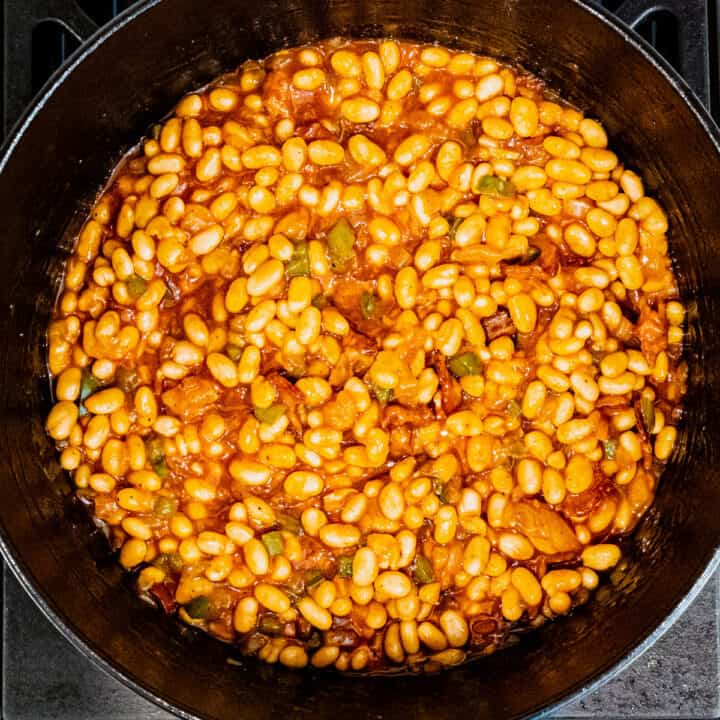 Smoked Baked Beans Dishes With Dad
