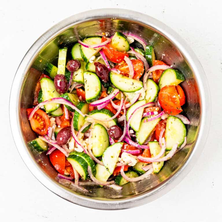 Greek Cucumber Salad Dishes With Dad