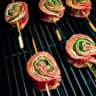 Grilled Flank Steak Pinwheels - Dishes With Dad