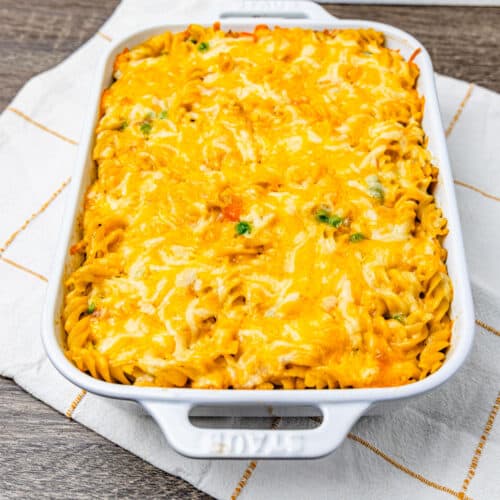 Turkey Noodle Casserole - Dishes With Dad